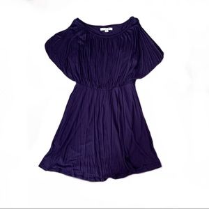 🍁 Purple F21 split shoulder dress 👗